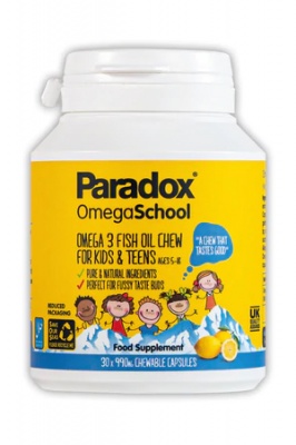 Paradox Omega School 30 Chewable Capsules